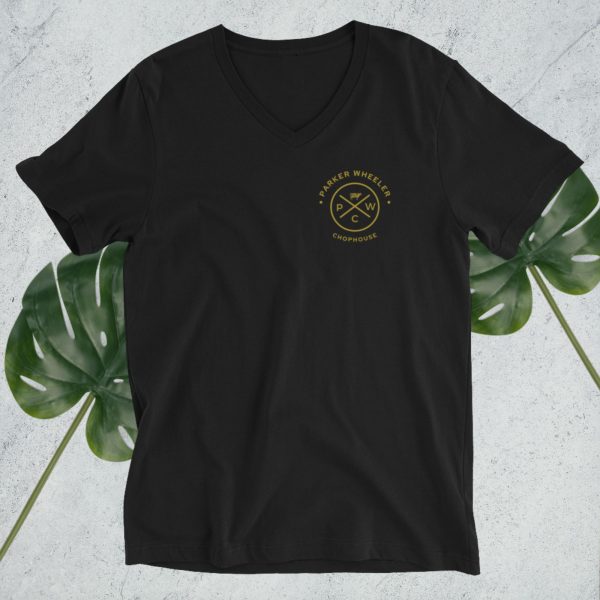 Unisex Short Sleeve V-Neck T-Shirt